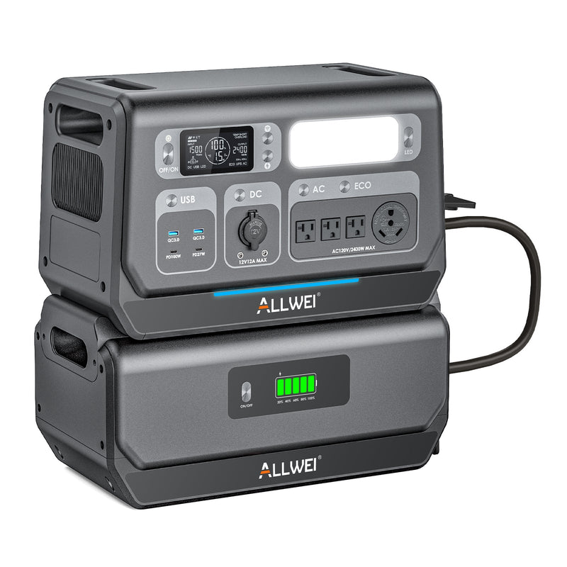 Load image into Gallery viewer, ALLWEI PPS2400+B200 PRO | Home Battery Backup up to 4kWh
