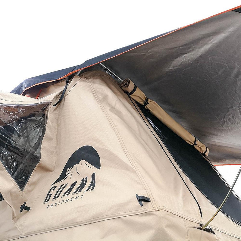 Load image into Gallery viewer, Guana Equipment Wanaka 55&quot; Roof Top Tent Setup With XL Annex
