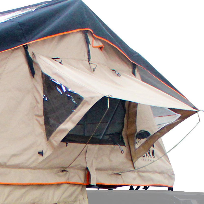 Load image into Gallery viewer, Guana Equipment Wanaka 55&quot; Roof Top Tent Setup With XL Annex
