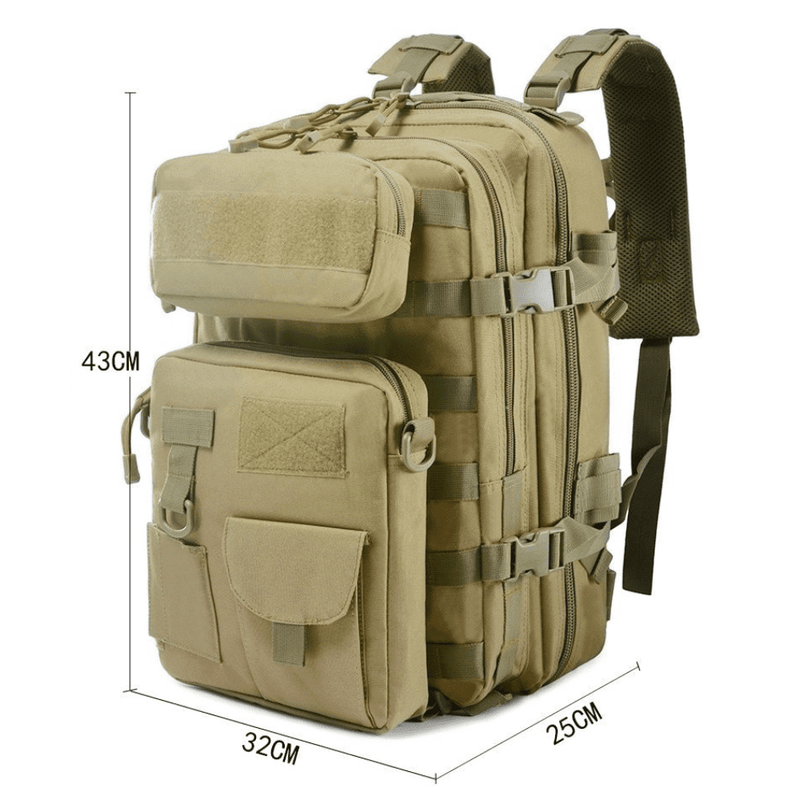 Load image into Gallery viewer, 3-in-1 Tactical Backpack Waterproof for Outdoor Trekking Fishing Hiking Camping
