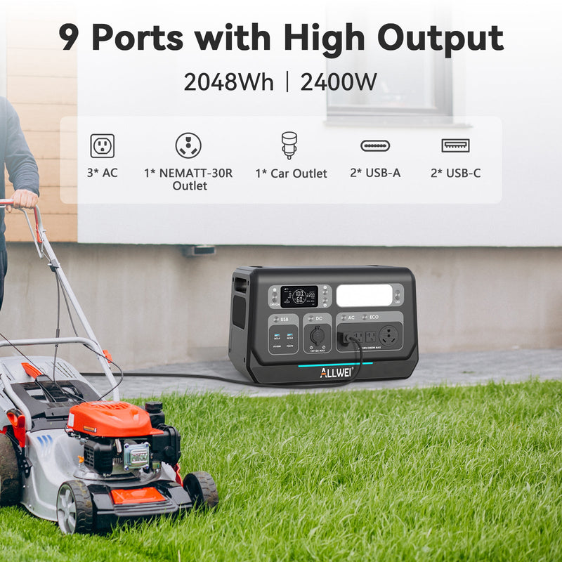 Load image into Gallery viewer, ALLWEI PPS2400+B200 PRO | Home Battery Backup up to 4kWh
